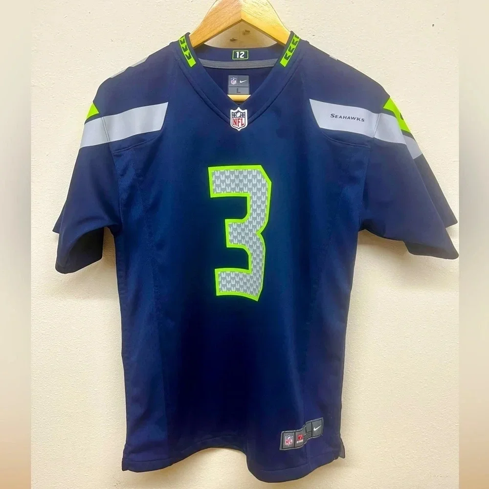Nike NFL Seahawks Jersey #3 Wilson